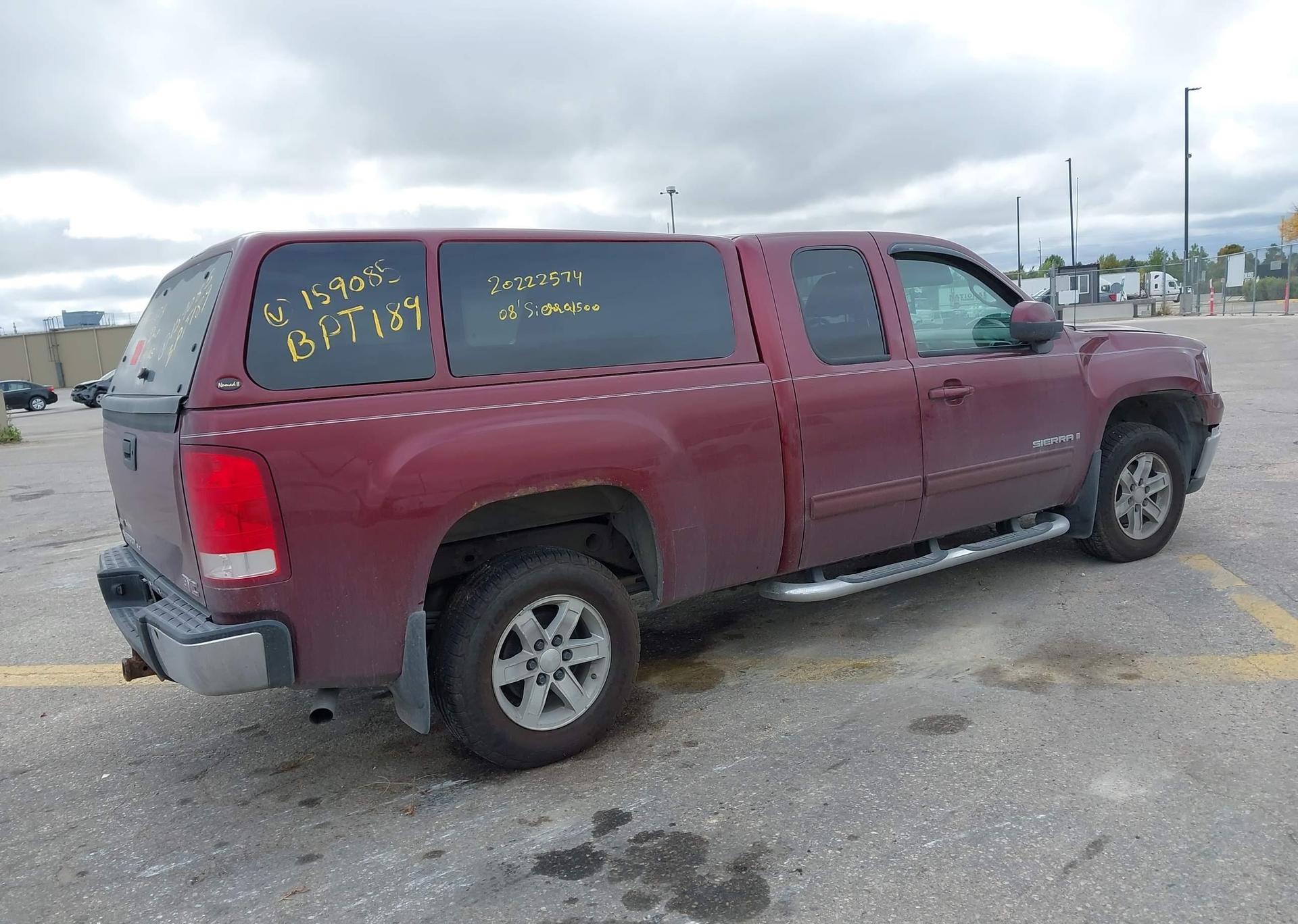 2008 GMC SIERRA 1500 SLT EXT CAB
