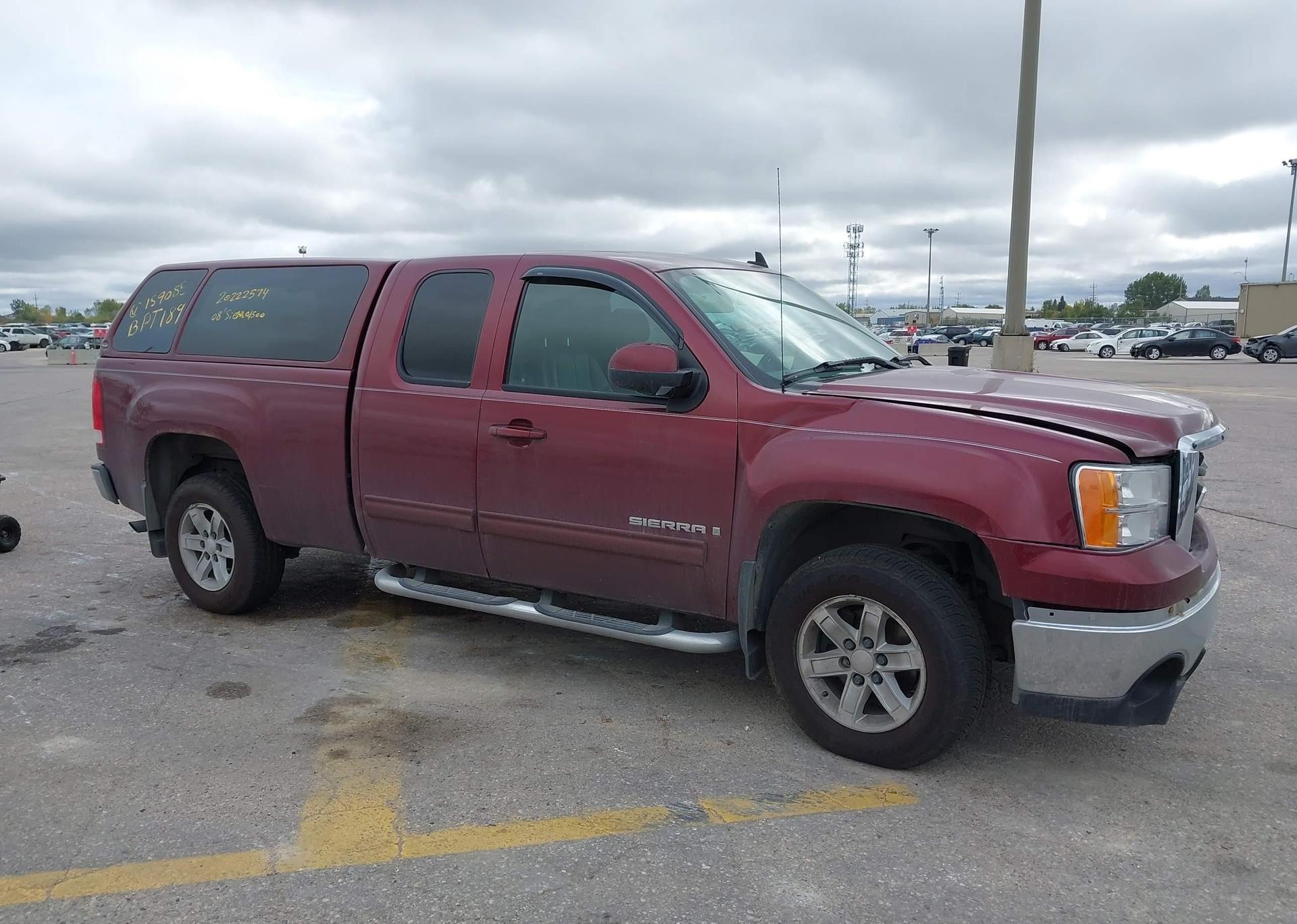 2008 GMC SIERRA 1500 SLT EXT CAB
