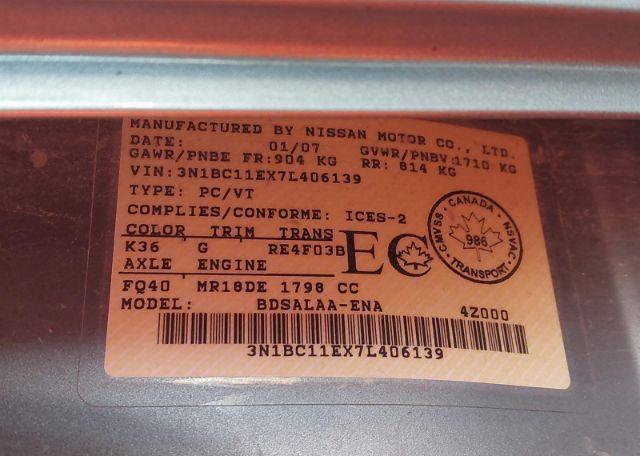 2007 NISSAN VERSA 1.8 S