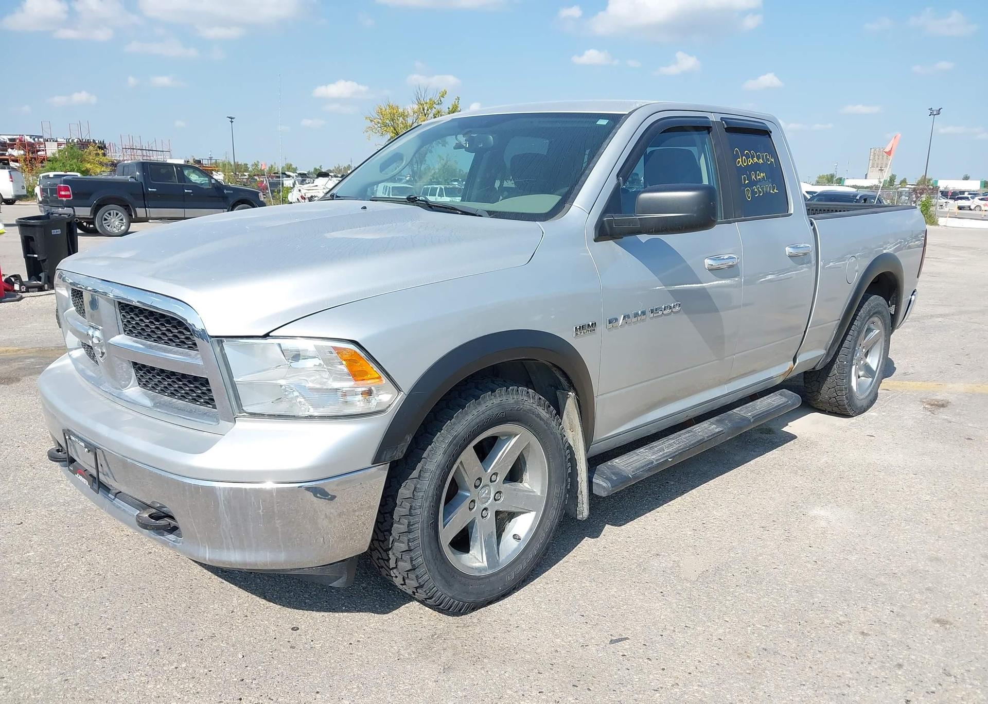 2012 DODGE RAM 1500 SLT QUAD CAB