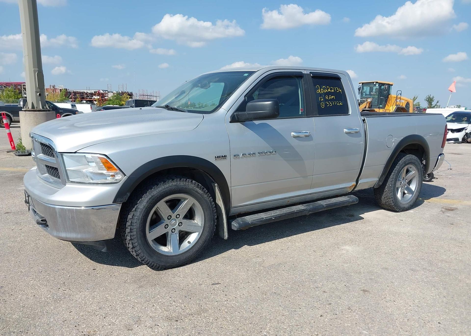 2012 DODGE RAM 1500 SLT QUAD CAB