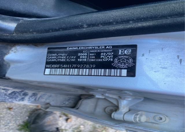 2007 MERCEDES-BENZ C280W