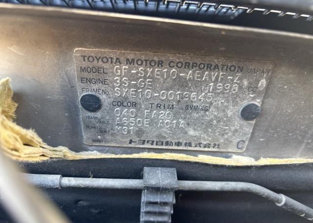 1999 TOYOTA ALTEZZA