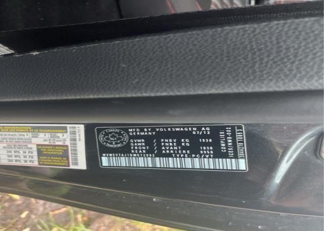 2013 VOLKSWAGEN GTI 2.0T