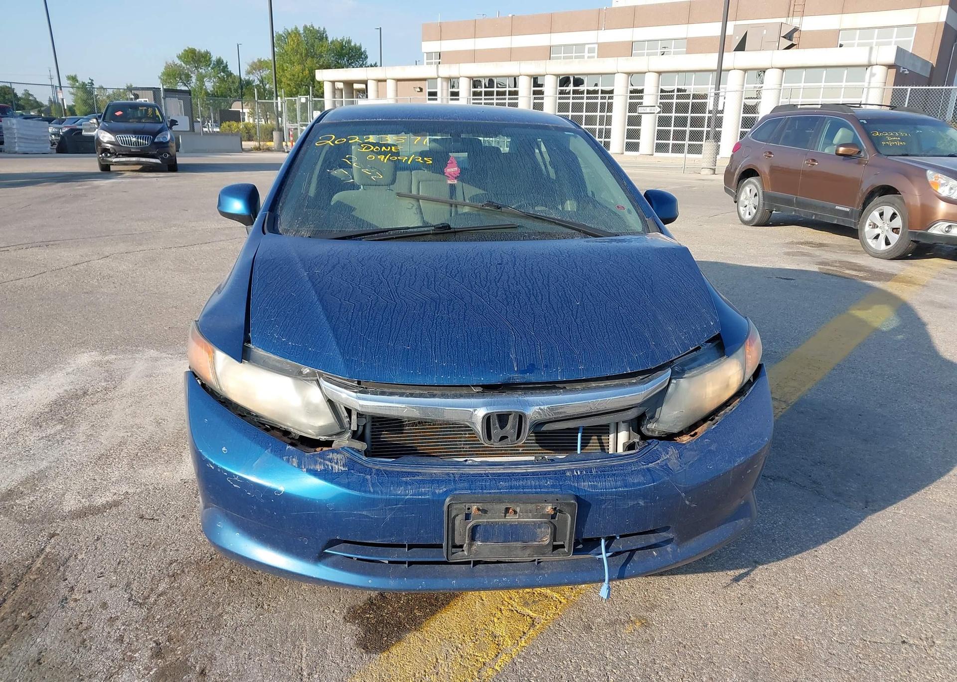 2012 HONDA CIVIC LX