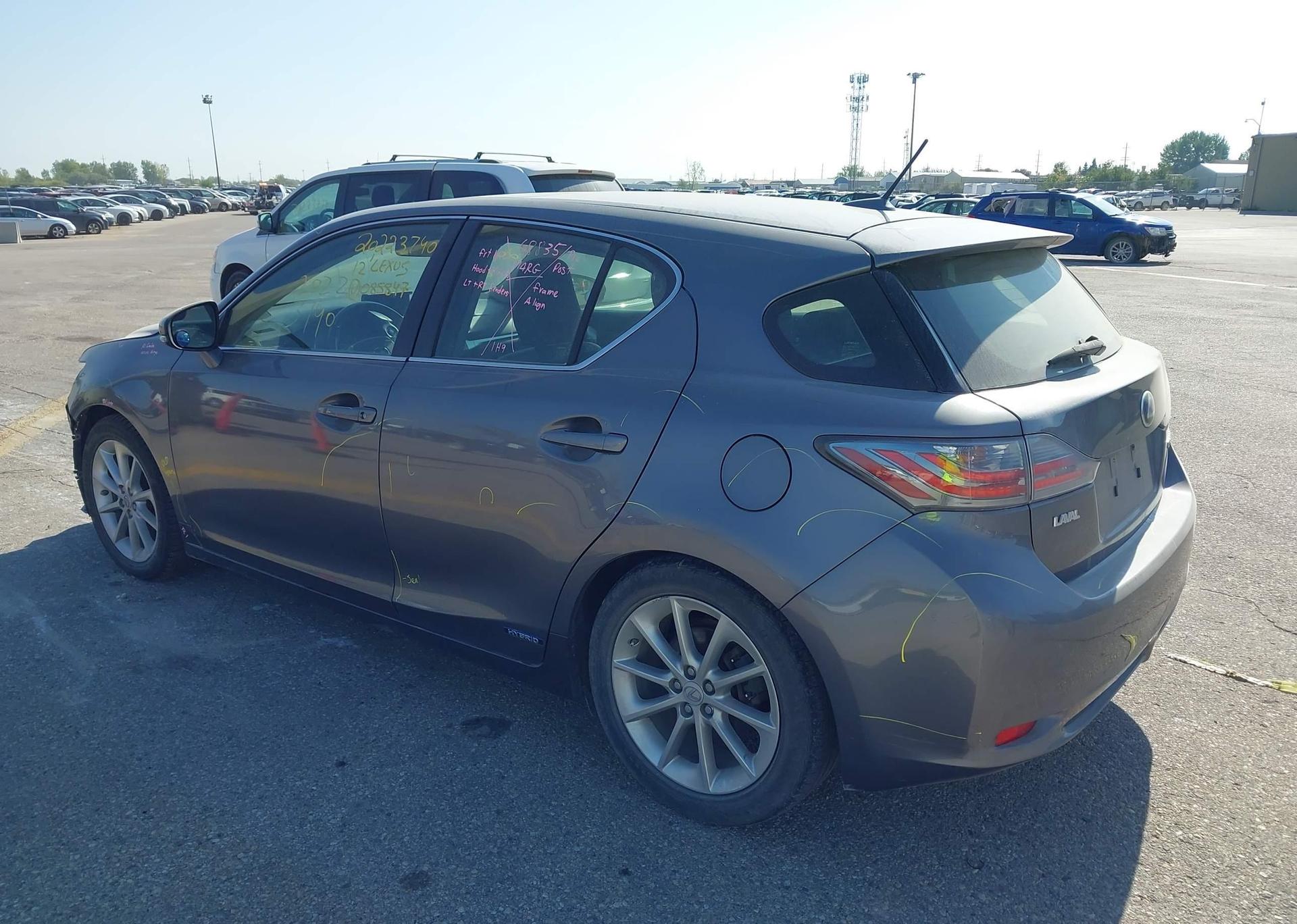 2012 LEXUS CT 200H
