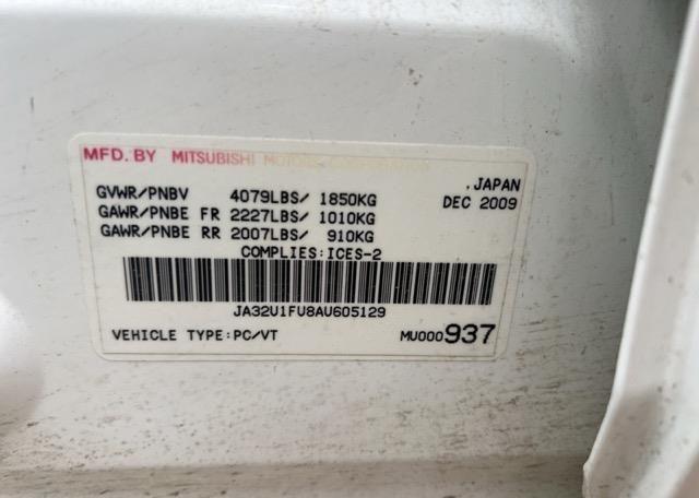 2010 MITSUBISHI LANCER DE