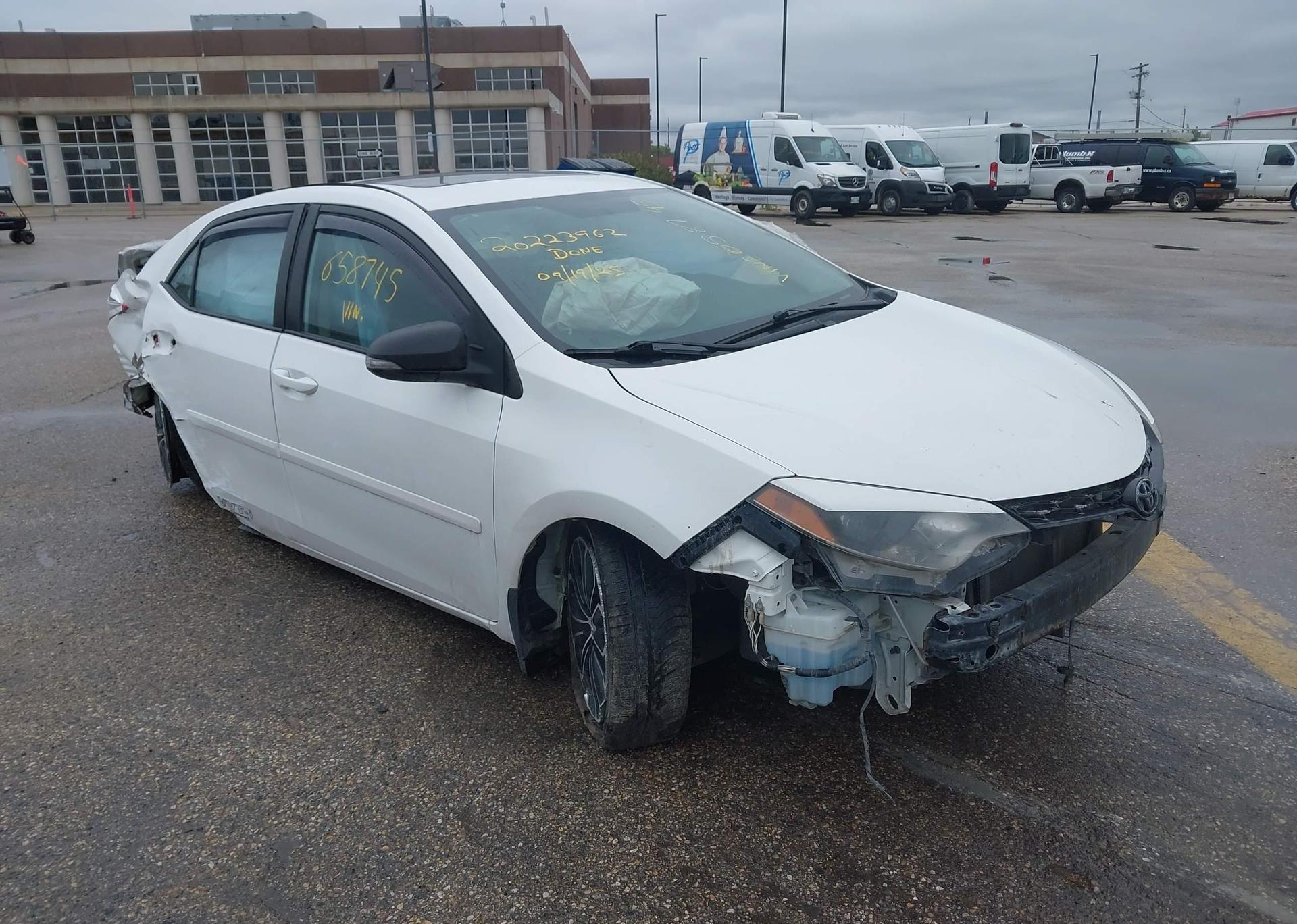 2016 TOYOTA COROLLA S