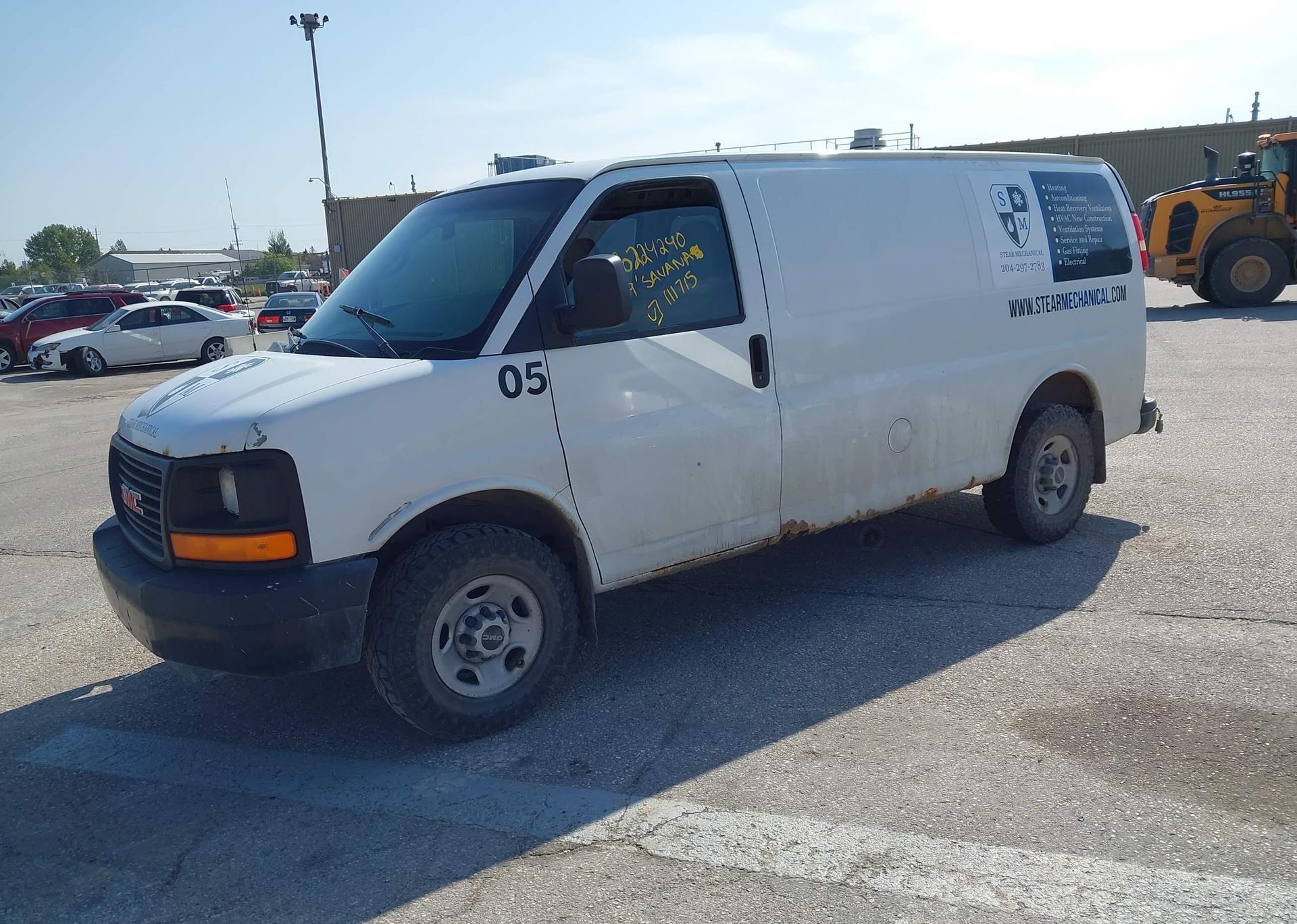 2009 GMC SAVANA 2500 CARGO VAN
