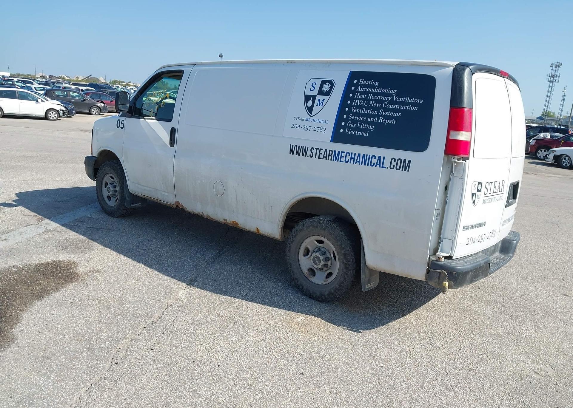2009 GMC SAVANA 2500 CARGO VAN