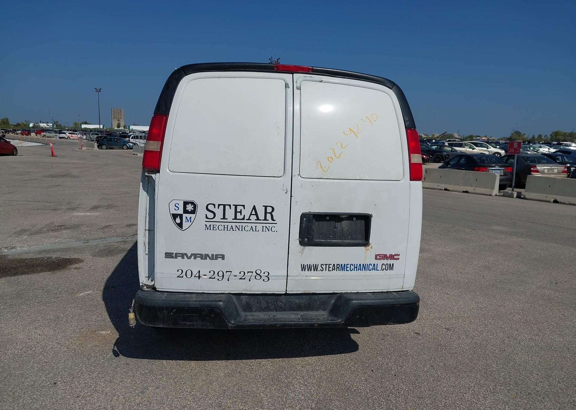 2009 GMC SAVANA 2500 CARGO VAN