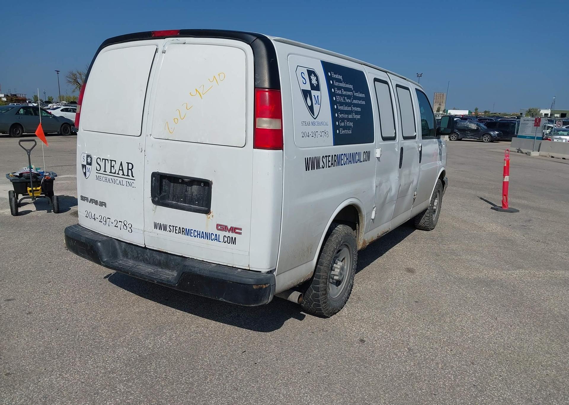 2009 GMC SAVANA 2500 CARGO VAN