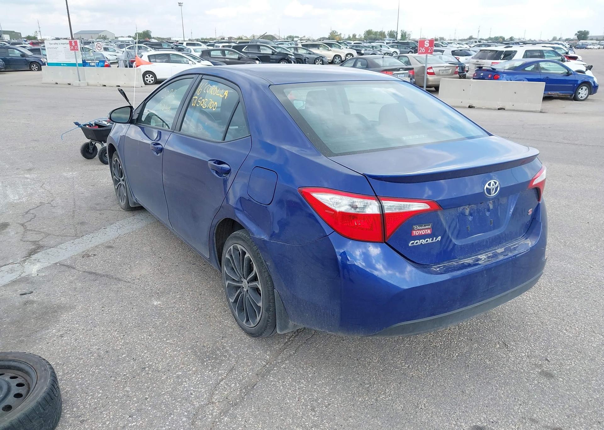 2016 TOYOTA COROLLA S