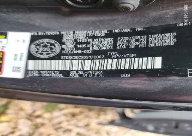 2011 TOYOTA SIENNA SE V6
