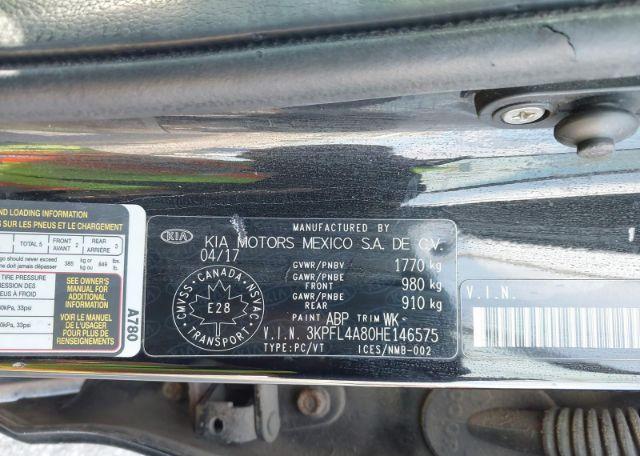 2017 KIA FORTE EX