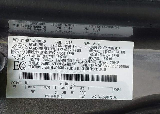 2013 FORD FOCUS SE