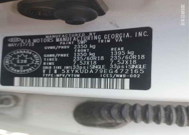 2014 KIA SORENTO EX V6