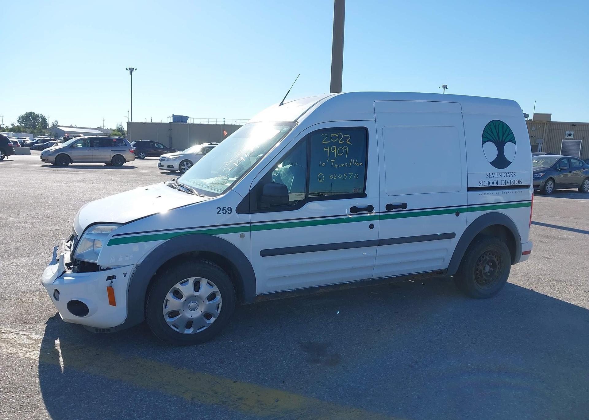 2010 FORD TRANSIT CONNECT XLT CARGO VAN