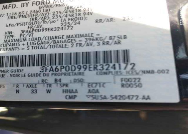 2014 FORD FUSION TITANIUM
