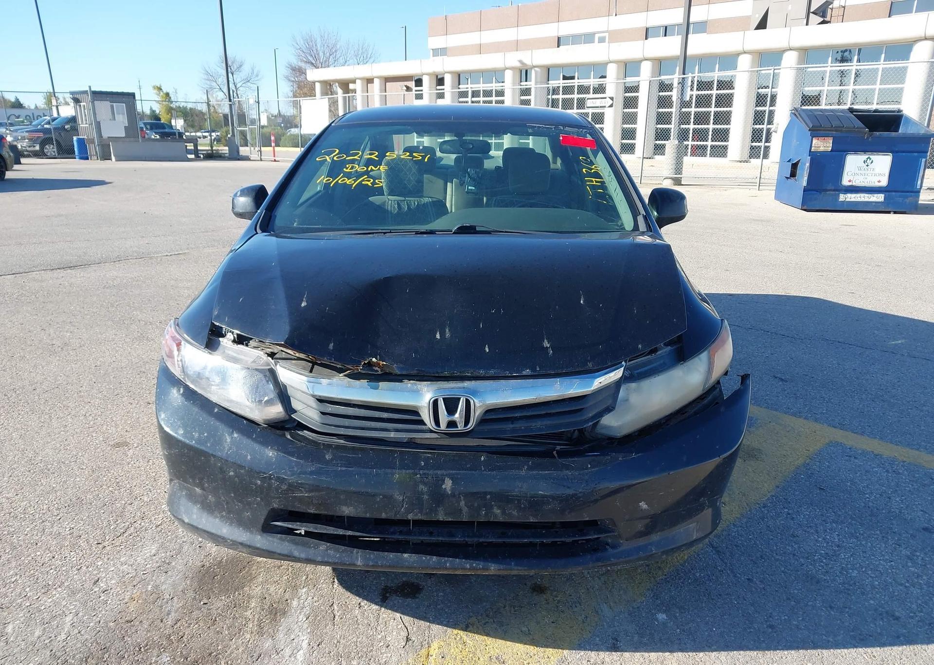 2012 HONDA CIVIC LX