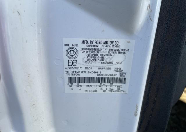 2011 FORD F150