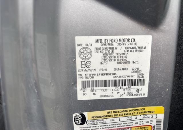 2014 FORD F150 XLT SUPERCREW
