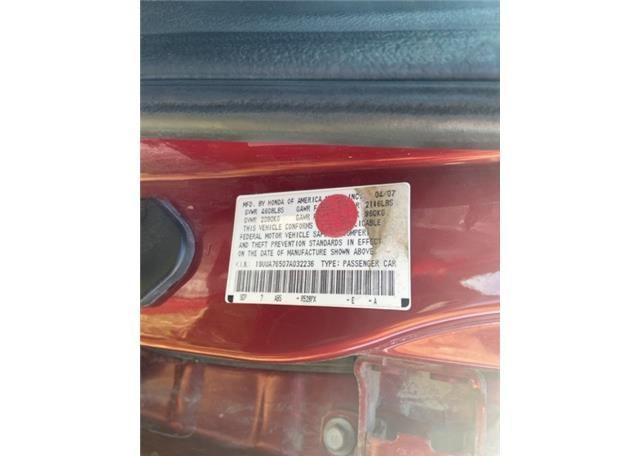 2007 ACURA TL TYPE S