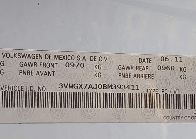 2011 VOLKSWAGEN JETTA 2.5L HIGHLINE