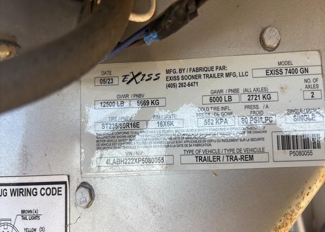 2023 EXXISS ALUMINUM TRAILERS EXISS SOONER