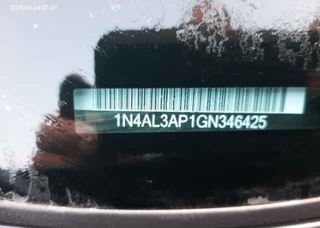 2016 NISSAN ALTIMA 2.5 SL