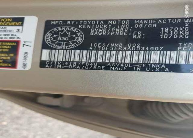 2010 TOYOTA CAMRY SE