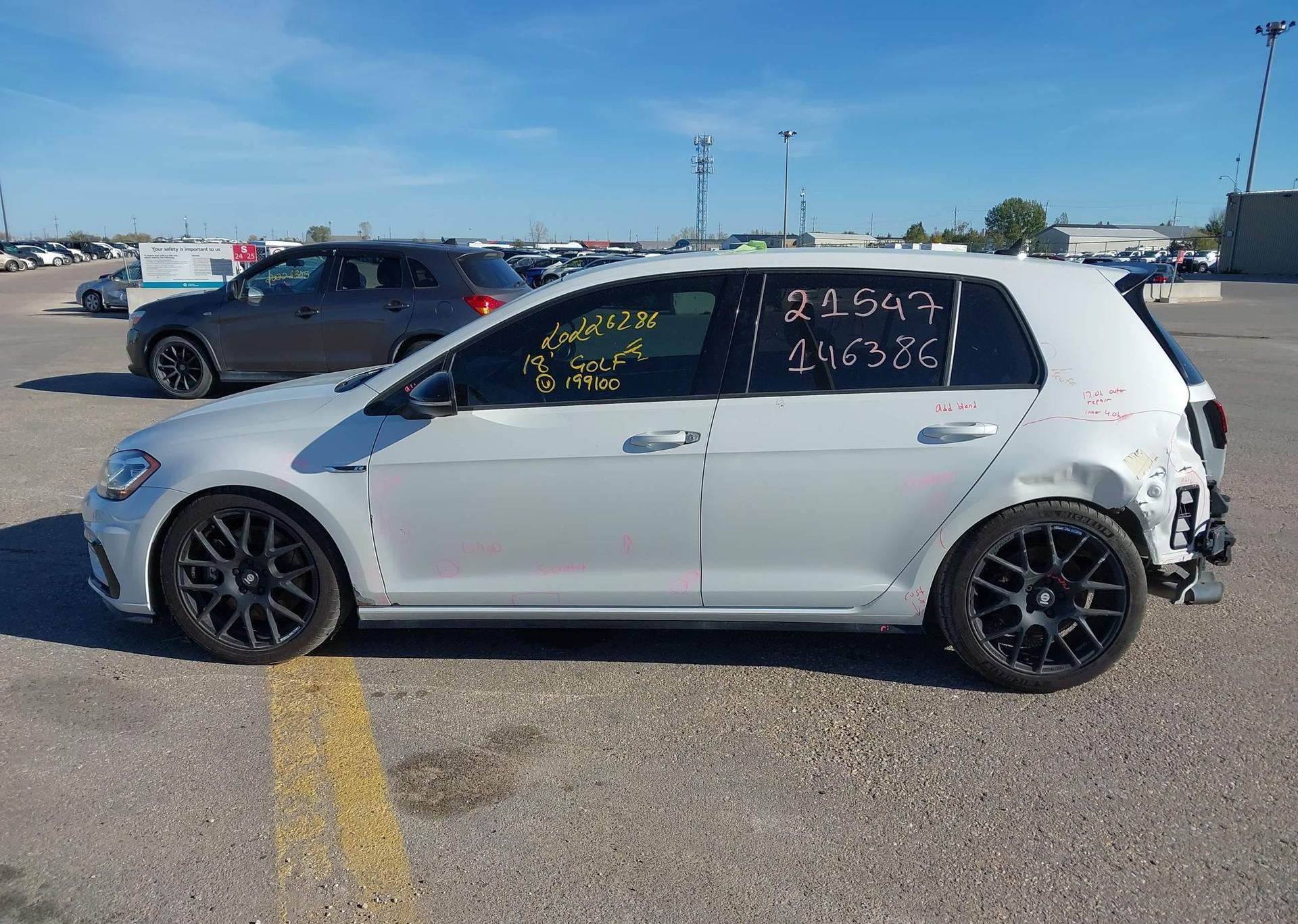 2018 VOLKSWAGEN GOLF R 4MOTION