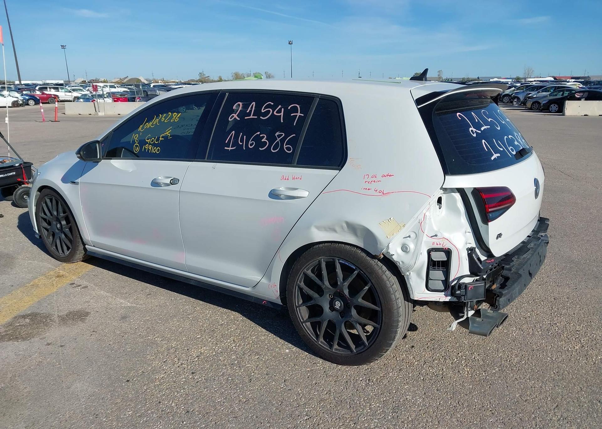 2018 VOLKSWAGEN GOLF R 4MOTION