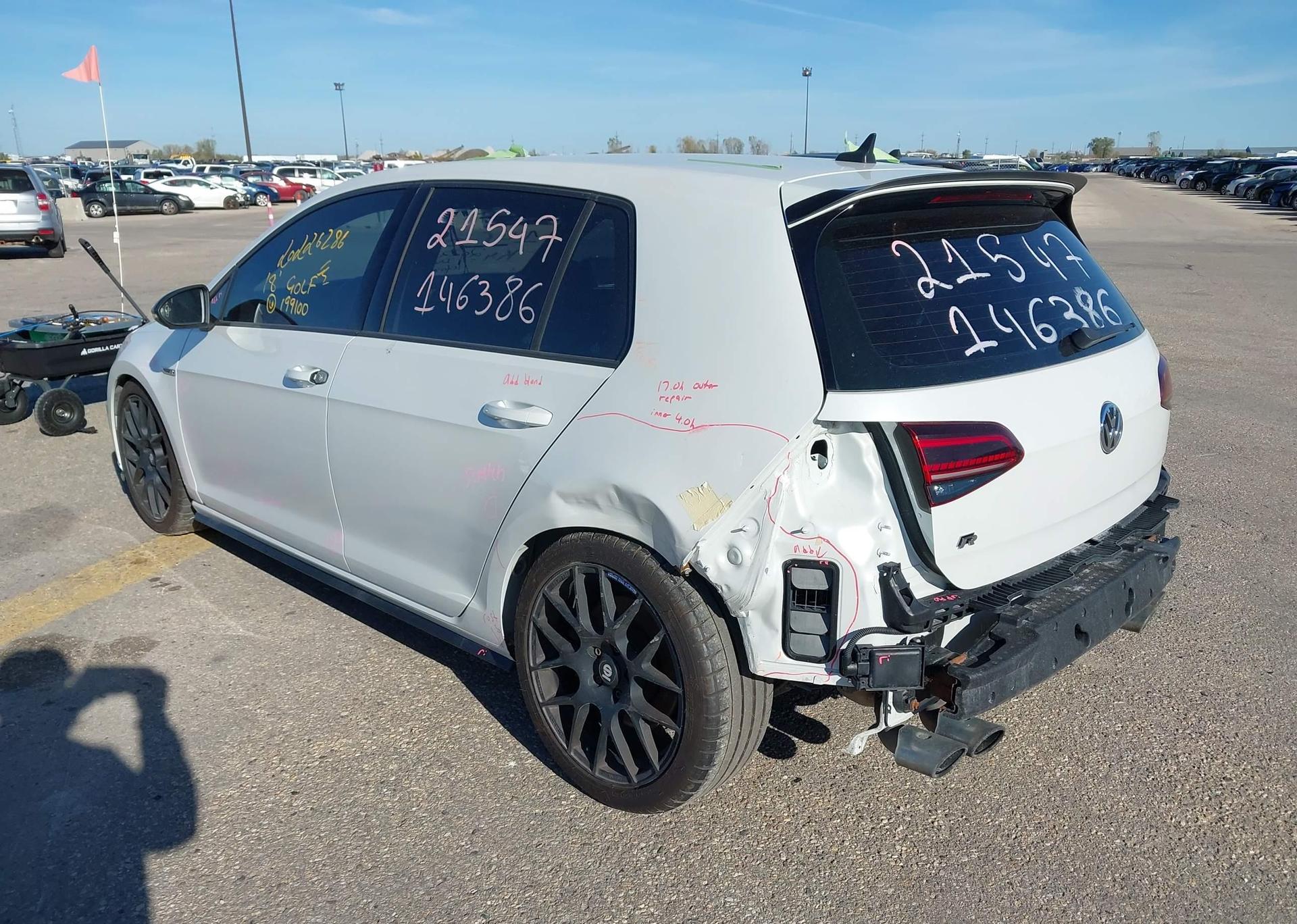 2018 VOLKSWAGEN GOLF R 4MOTION
