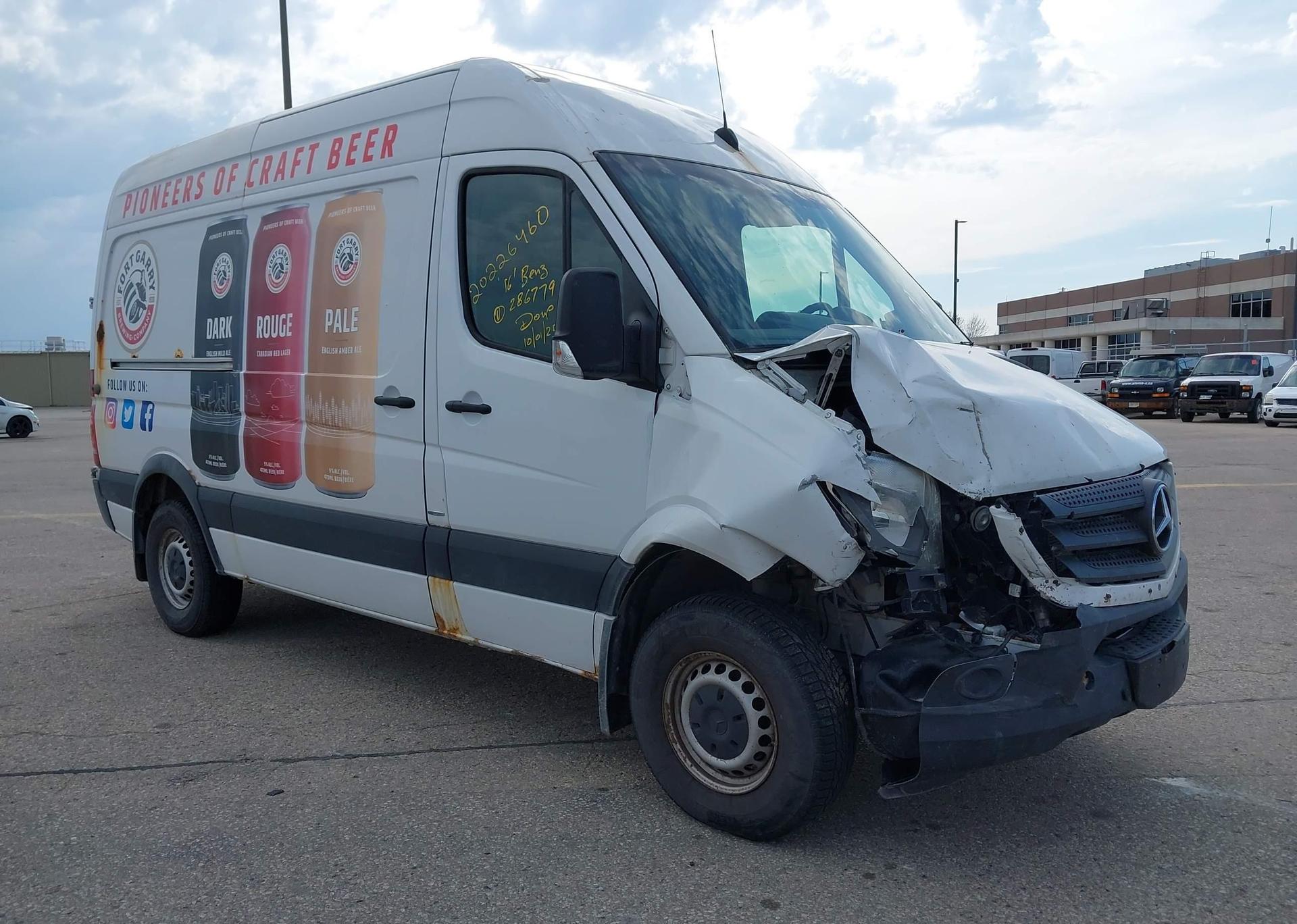 2016 MERCEDES-BENZ SPRINTER 2500 WB 144 CARGO VAN