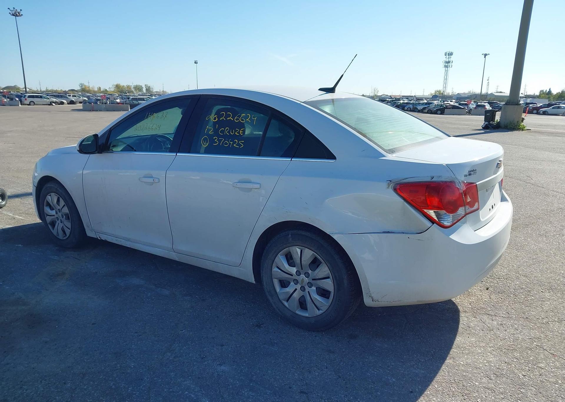 2012 CHEVROLET CRUZE LT TURBO