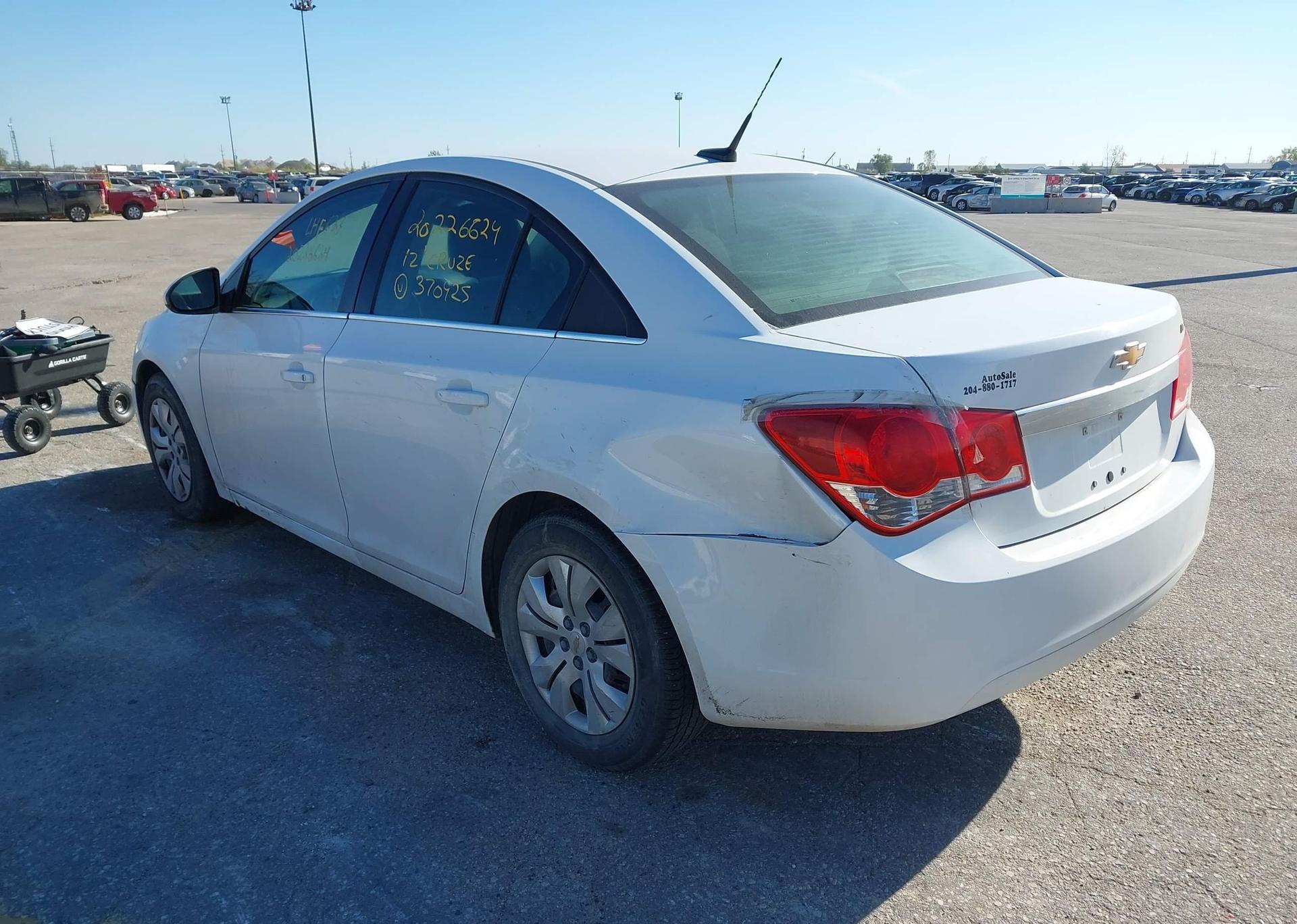 2012 CHEVROLET CRUZE LT TURBO