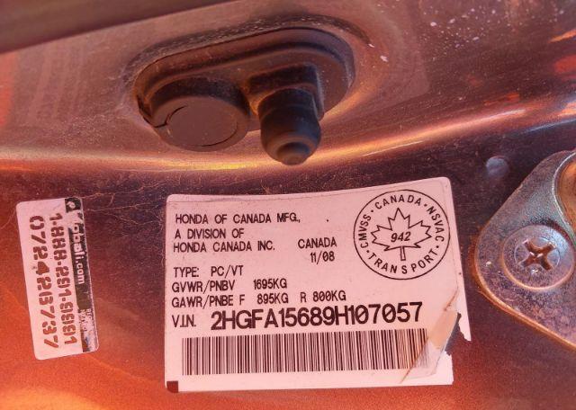 2009 HONDA CIVIC LX