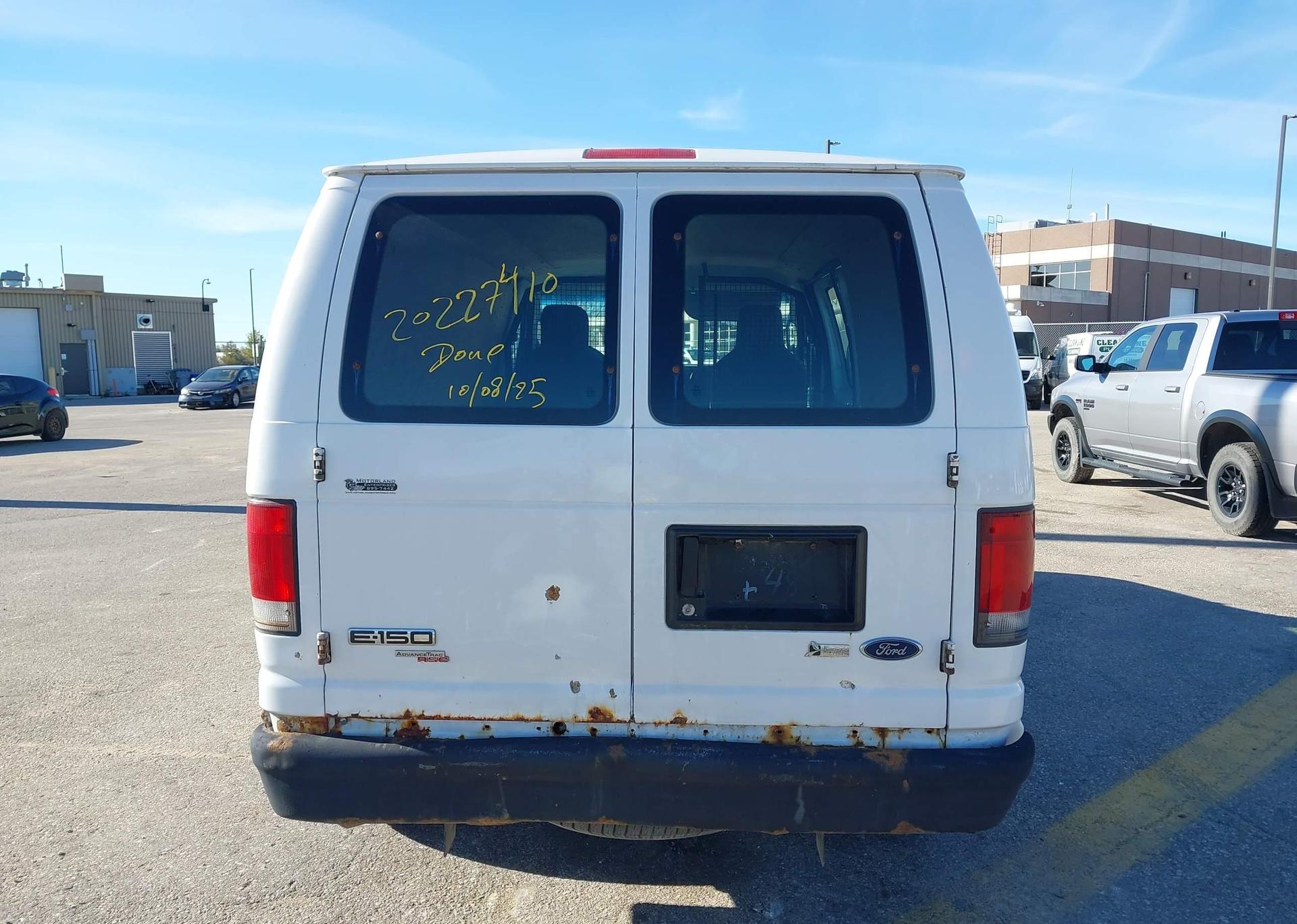 2011 FORD E150 ECONOLINE CARGO VAN