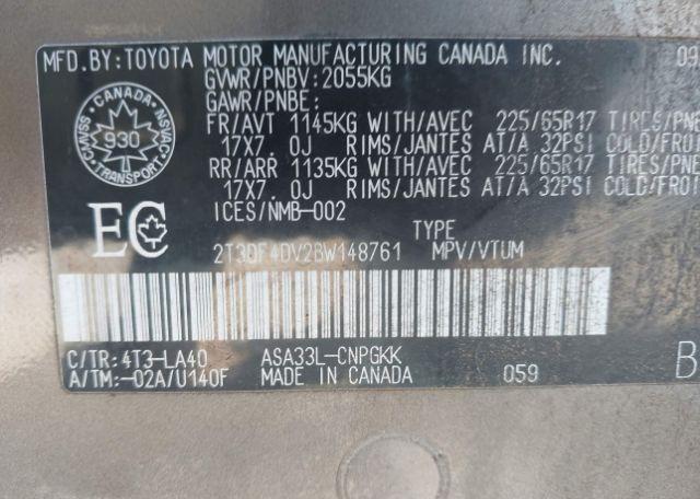 2011 TOYOTA RAV4 LIMITED