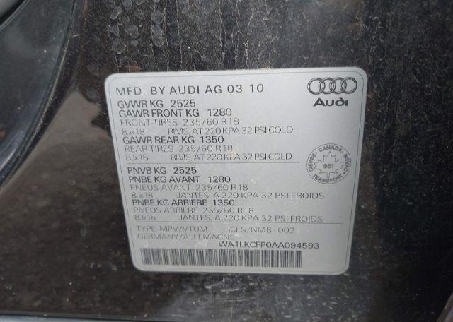 2010 AUDI Q5 PREMIUM PLUS