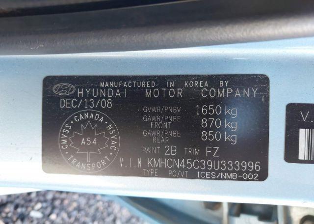 2009 HYUNDAI ACCENT GLS