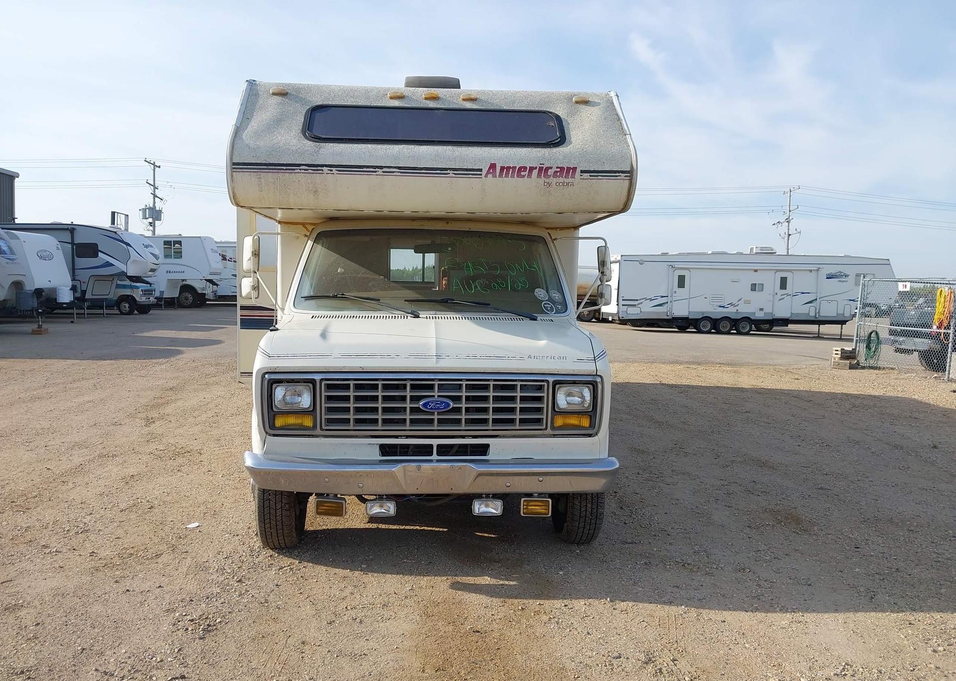 1989 FORD ECONOLINE E350 CUTAWAY VAN
