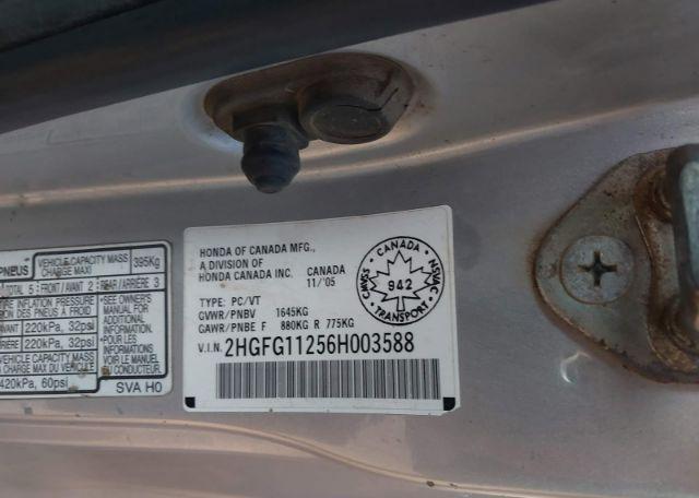 2006 HONDA CIVIC DX