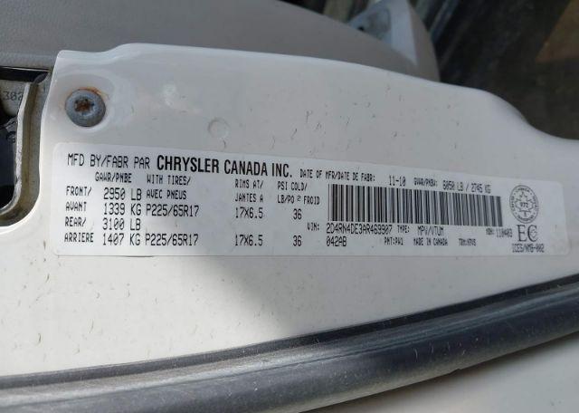 2010 DODGE GRAND CARAVAN SE