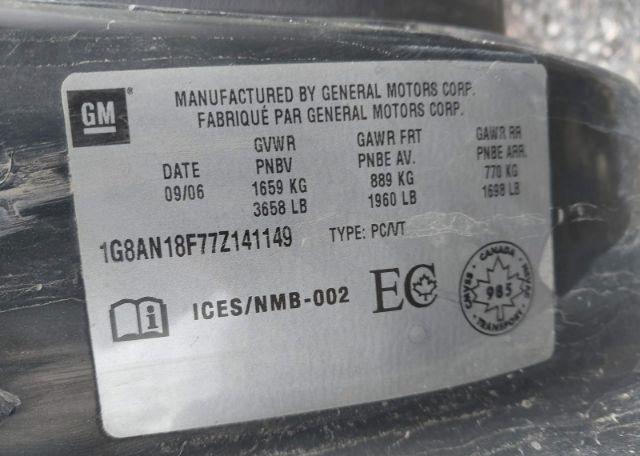 2007 SATURN ION LEVEL 2
