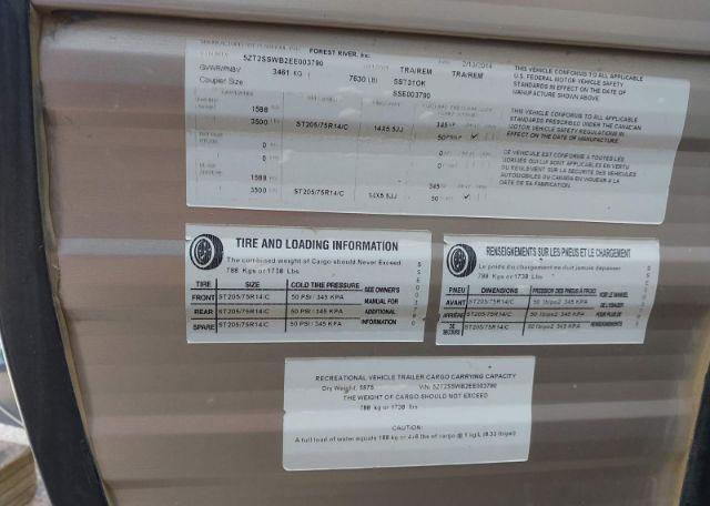 2014 SHASTA 31OK STD