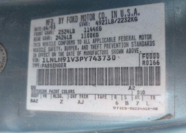 1993 LINCOLN MARK VIII