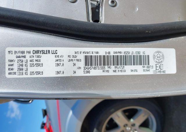 2009 DODGE JOURNEY SXT