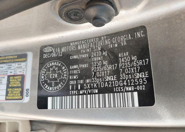 2013 KIA SORENTO LX